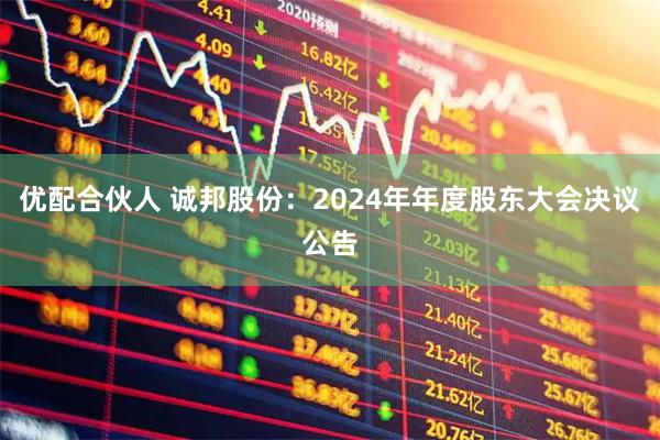 优配合伙人 诚邦股份：2024年年度股东大会决议公告
