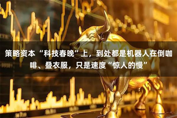 策略资本 “科技春晚”上，到处都是机器人在倒咖啡、叠衣服，只是速度“惊人的慢”